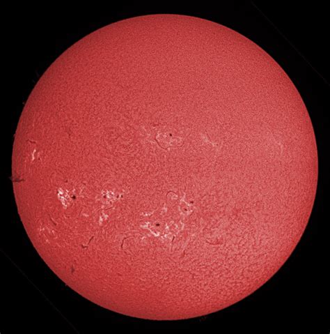 The Sun In Hydrogen Alpha Light Solar Photo Gallery Cloudy Nights