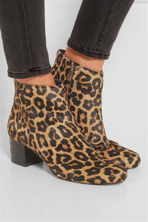 Leopard Print Booties Fashion Dresses