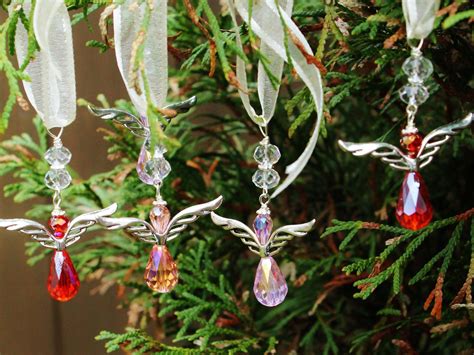 Angel Crystal Ornaments 5 Holiday Christmas Ts Sparkly T