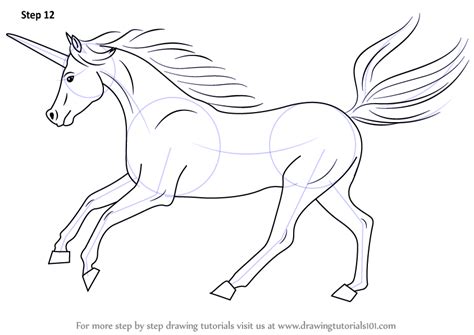 Learn How To Draw A Unicorn Unicorns Step By Step Drawing Tutorials