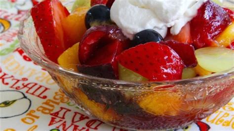Summer Fruit Salad With Whipped Cream Recipe