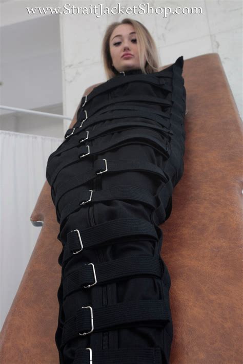 Black Sleep Sack Bondage Body Bag Straitjacket Mummification Etsy