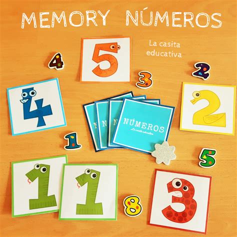 👩‍🎓 Memory Números ️ La Casita Educativa