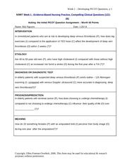 Having come across this booklet of paper 2 resources… however, i've tweaked the questions a little so please note the separate sheet with the adapted questions. PICOTTD2Week2 - Running Head: PICOT QUESTION Name 1 PICOT Question PICOT