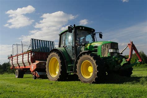Farming Tractor Royalty Free Stock Photo