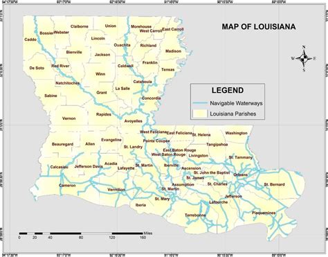 The State Of Louisiana With The Parishes Download Scientific Diagram