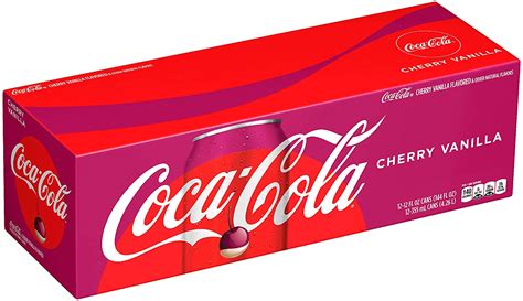 Coca Cola Cherry Vanilla 355ml Cans X12 American Candy N Drinks Ltd