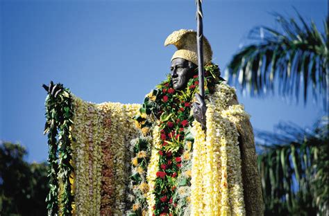 King Kamehameha Auf Hawaii Statue And Geschichte Go Hawaii