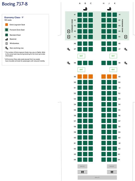 Singapore Airlines Premium Economy Seat Map