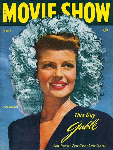 rita hayworth march 1946 movie show magazine vintage stars flickr
