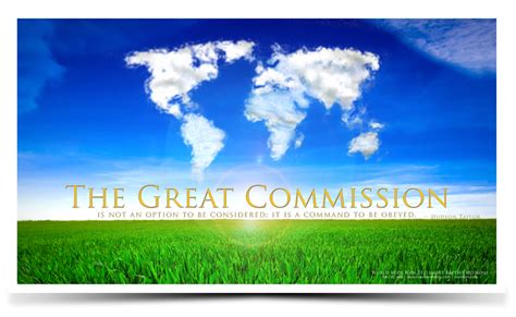 Prayers For The Week The Great Commission