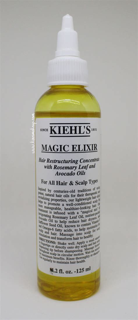 Kiehls Hair Oil Kiehl S Strengthening Hydrating Hair Oil In Cream