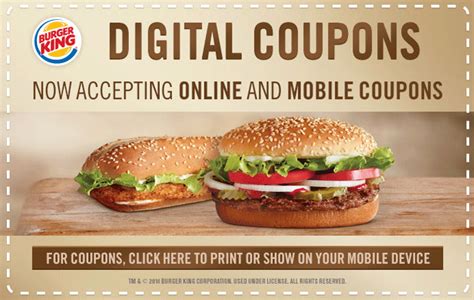 Simply click on the links to see what is available and read the offers. Burger King Canada Coupons | Extreme Savings for Canadians ...