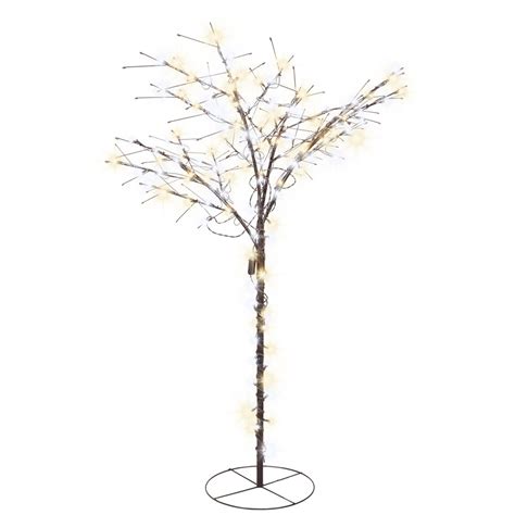 Gemmy Lighted Twig Tree Outdoor Christmas Decoration With White Led