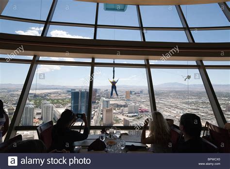 Diners In The Top Of The World Restaurant At The Stratosphere