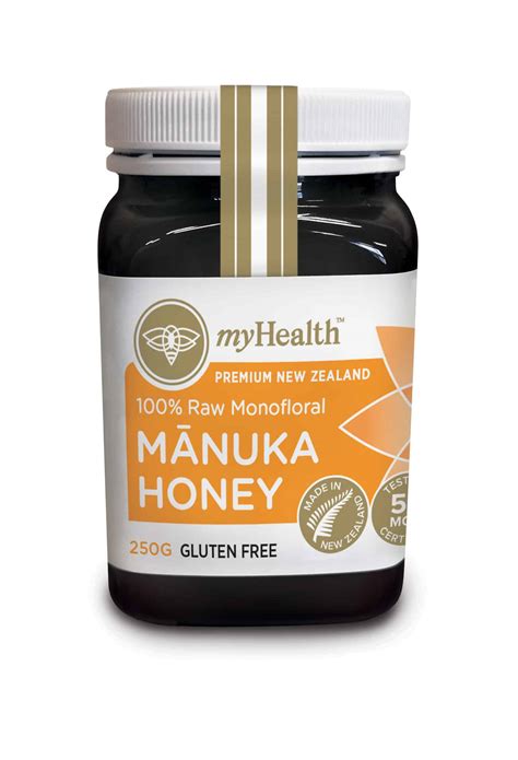 myHealth 100% Raw Monofloral 50 MGO Manuka Honey (250g) - LifeSource