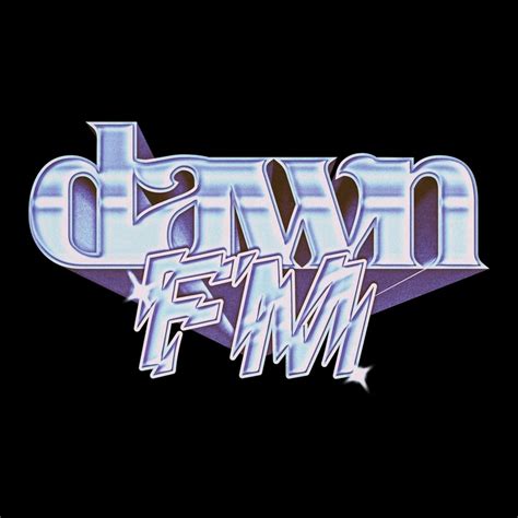 The Weeknd Dawn Fm Album Art Fonts In Use
