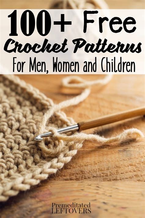 crochet patterns  men women  children