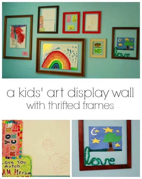 A New Kids Art Display Wall