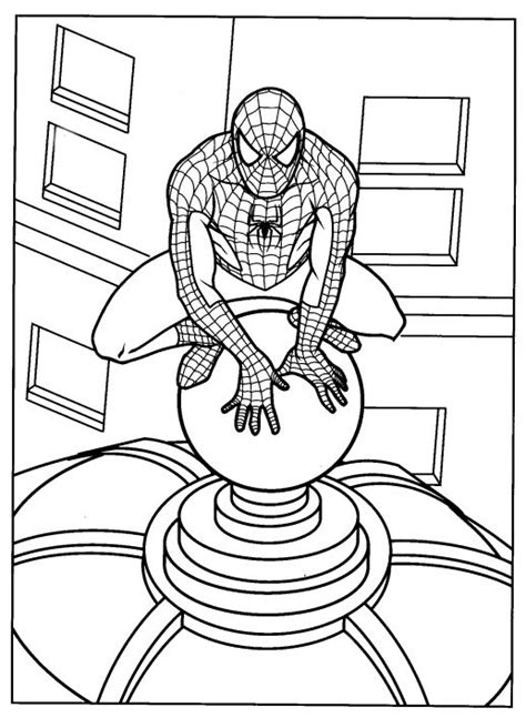 167 Dessins De Coloriage Spiderman à Imprimer Sur Page 7