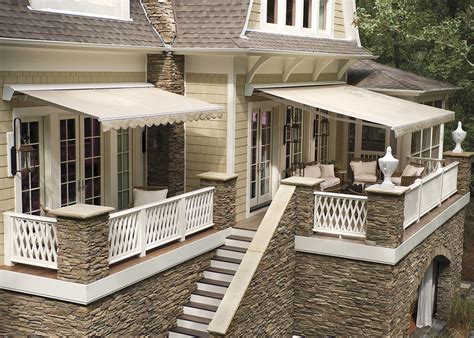 Types of retractable patio awnings and canopies for sale. Retractable Deck Awnings - Rainier Shade
