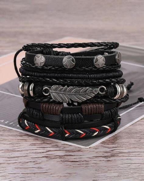 Details More Than Leather Wrap Around Bracelet In Duhocakina