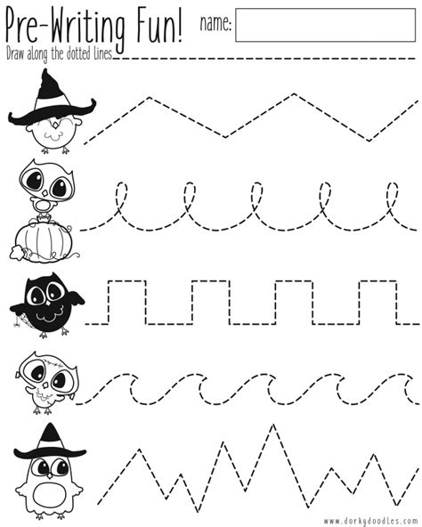tracing lines halloween worksheets worksheets