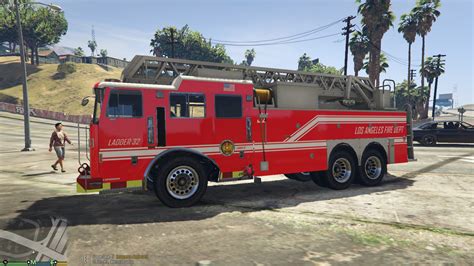 Lafd Ladder Firetruck Gta5