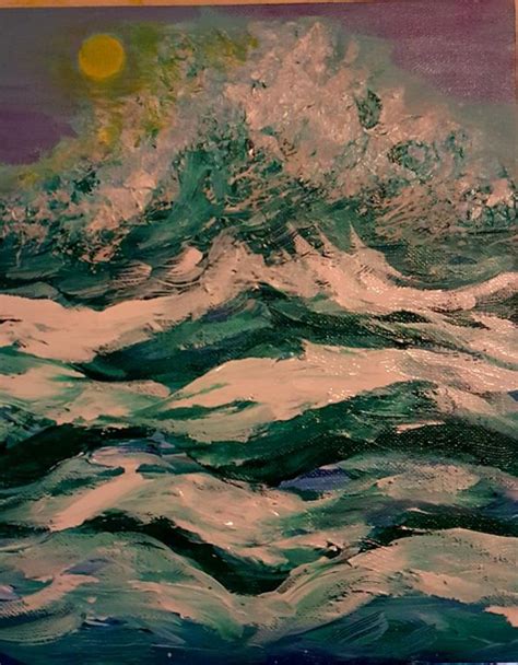 The Big Wave Rising Tides Artworks Paintings And Prints Landscapes