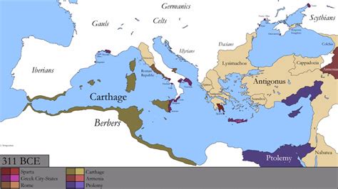 History Of The Ancient Mediterranean Every Year Youtube