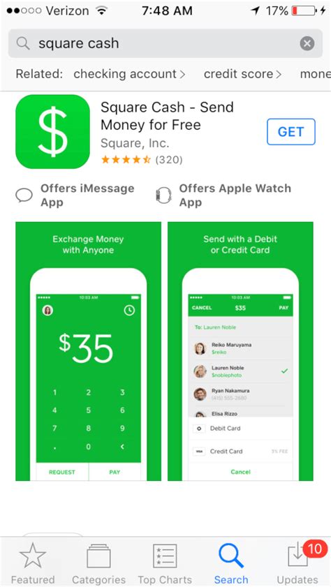 Receive a text message confirming. New App for Paying Back Friends and Family | Square Cash ...