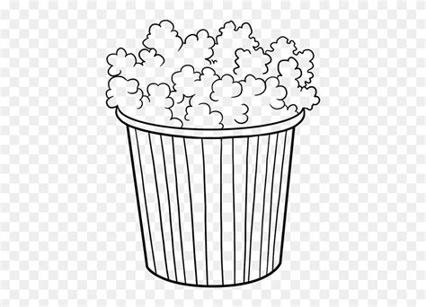 To draw a straight line between two points, click once in the document window, move the mouse to another position, hold. How To Draw Popcorn - Easy Vertical Line Drawing Clipart ...