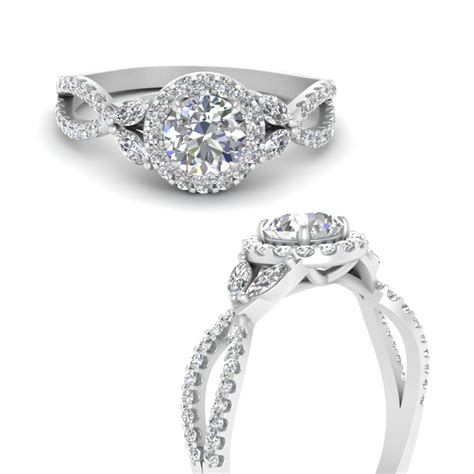 Low Profile Engagement Rings Fascinating Diamonds