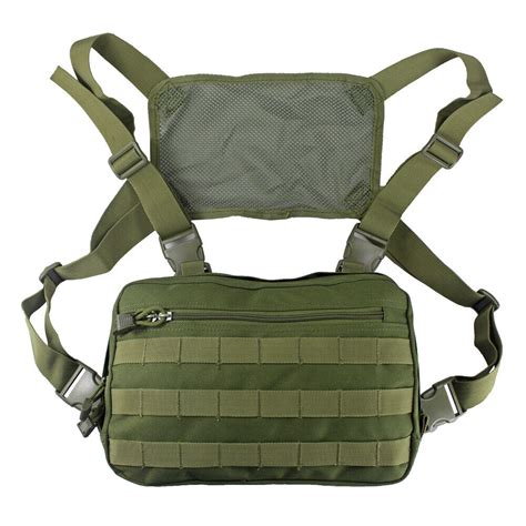 Tactical Chest Rig Bag Recon Kit Pack Combat Edc Front Pouch Outdoor