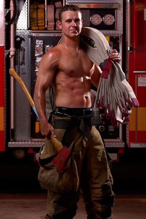 Business Photography Fireman Model Portraits Portfolio Hot Firefighters Photography