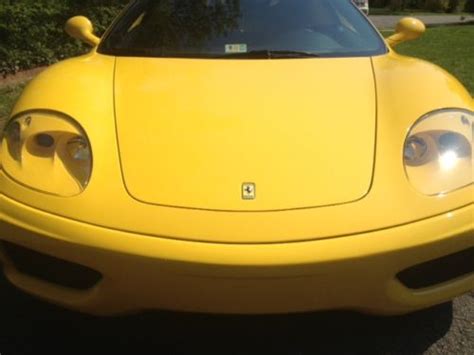 Every used car for sale comes with a free carfax report. Purchase used Ferrari 2003 spider convertible yellow low ...