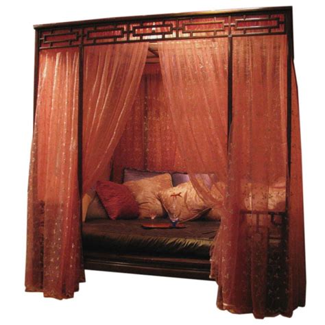Exotic Chinese 4 Poster Bed At 1stdibs