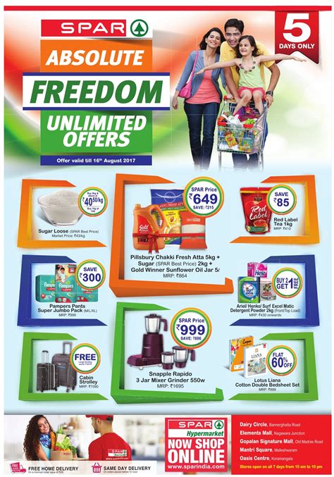 Spar Hypermarket Now Shop Online Absolute Freedom Unlimited Offers Ad