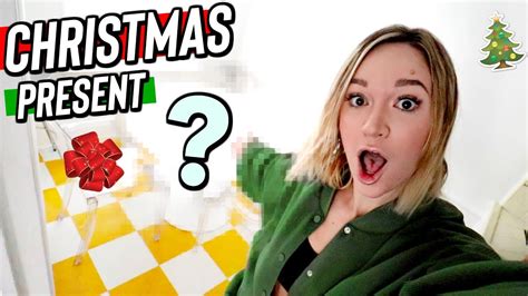 christmas present surprise vlogmas day 18 youtube