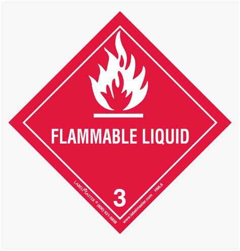 Shipping hazardous materials guide to hazmat shipping shipbob ups hazmat shipping label www.shipbob.com. Dot Hazard Class - Hazmat Label Class 3, HD Png Download - kindpng
