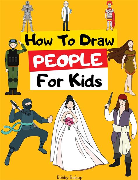 How To Draw People Easy Step By Step Drawing Tutorial For Kids Teens