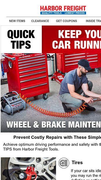 don t miss these quick tips and tools to keep your car healthy harbor freight tools email archive
