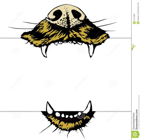 There's a dog in your heart. Dog bite stock vector. Illustration of nutrition ...