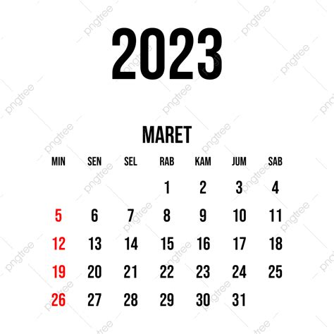 Gambar Kalender Bulan Maret 2023 Kalender Bulan Maret 2023 Png Mac
