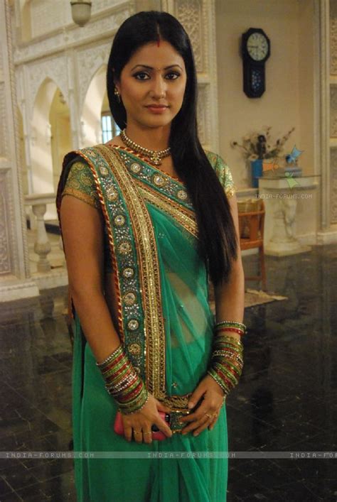 Hina Khan As Akshara Indian Beauty Saree Most Beautiful Indian Actress Indian Fashion Saree