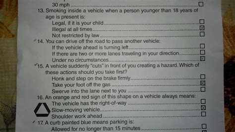 46 random questions every time! DMV California written test, October 1, 2013 - YouTube