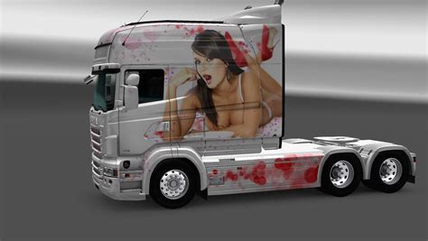 Skin Garotas Scania Rs Do Rjl Longline Para V X By Closch Blog Euro Truck Melhores