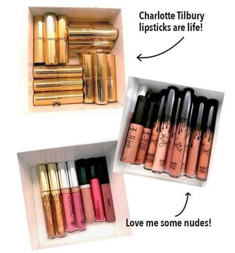 Khloe Kardashian Lipstick Drawer