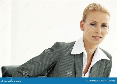 Corporate Executive Woman Attractive Businesswoman Portrait In Office Stock Image Image Of