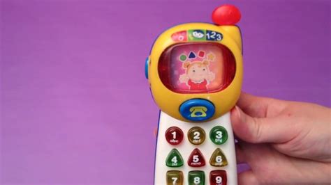 Vtech Tiny Touch Phone Kids Toy With Lights And Sounds Music Youtube